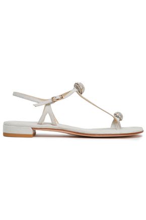 stuart weitzman crystal sandals