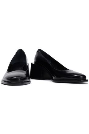 jil sander leather pumps