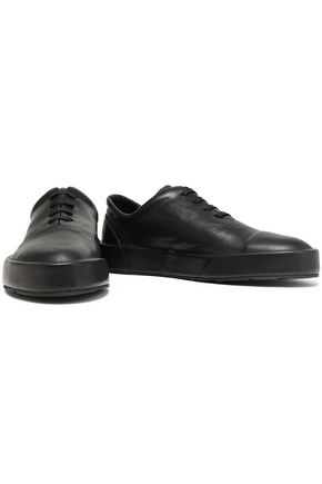 Click to view more detailed imagery on our partner's website Jil Sander Woman Leather Sneakers Black