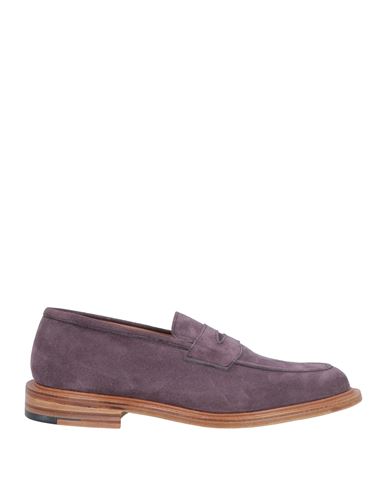 Tricker's Man Loafers Dark Purple Size 10.5 Leather