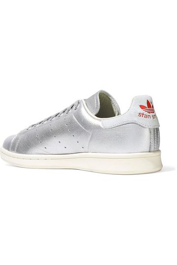 stan smith metallic leather sneakers