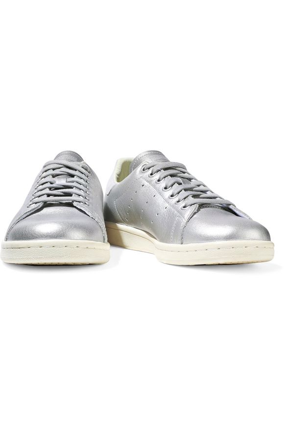 stan smith metallic leather sneakers