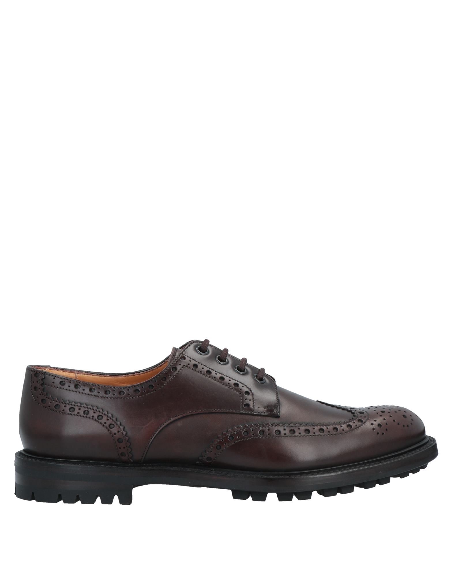 Ortigni Lace-up Shoes In Dark Brown
