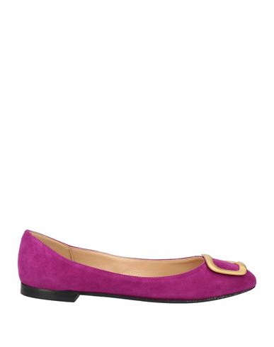 Fabio Rusconi Woman Ballet Flats Mauve Size 6 Leather In Purple