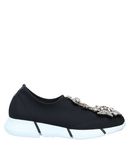 ELENA IACHI Damen Low Sneakers & Tennisschuhe Farbe Schwarz Größe 5