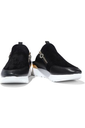 donna karan slip on sneakers