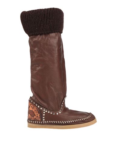 Ldir Woman Boot Dark Brown Size 7 Soft Leather In Brown