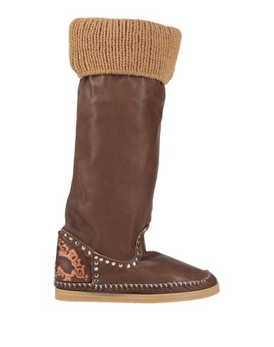 Ldir Woman Boot Chocolate Brown Size 7 Soft Leather In Brown