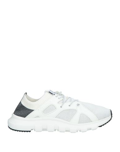Z Zegna Man Sneakers White Size 9 Textile Fibers, Rubber