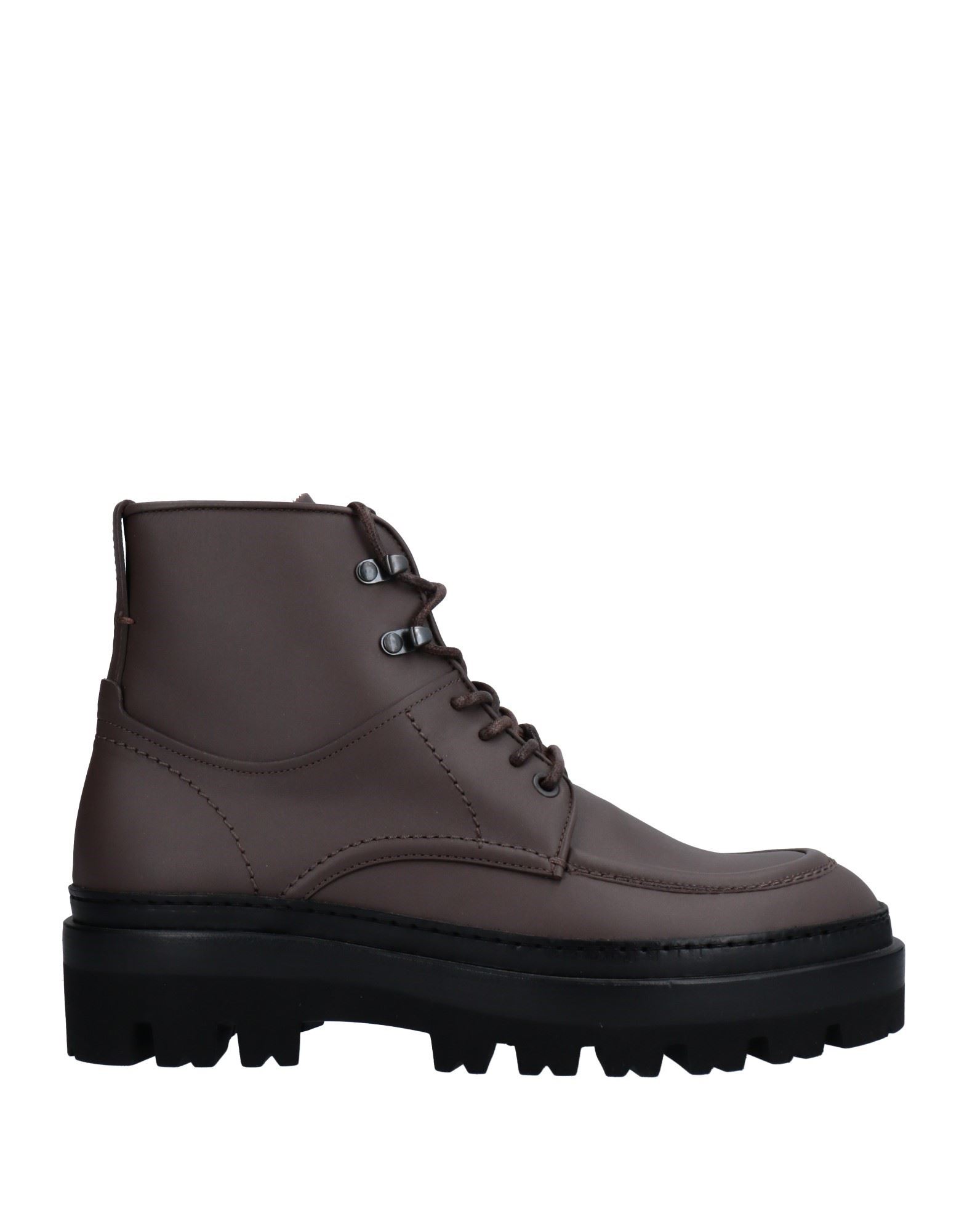 Ermenegildo Zegna Ankle Boots In Cocoa