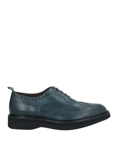 Green George Man Lace-up Shoes Deep Jade Size 8.5 Soft Leather