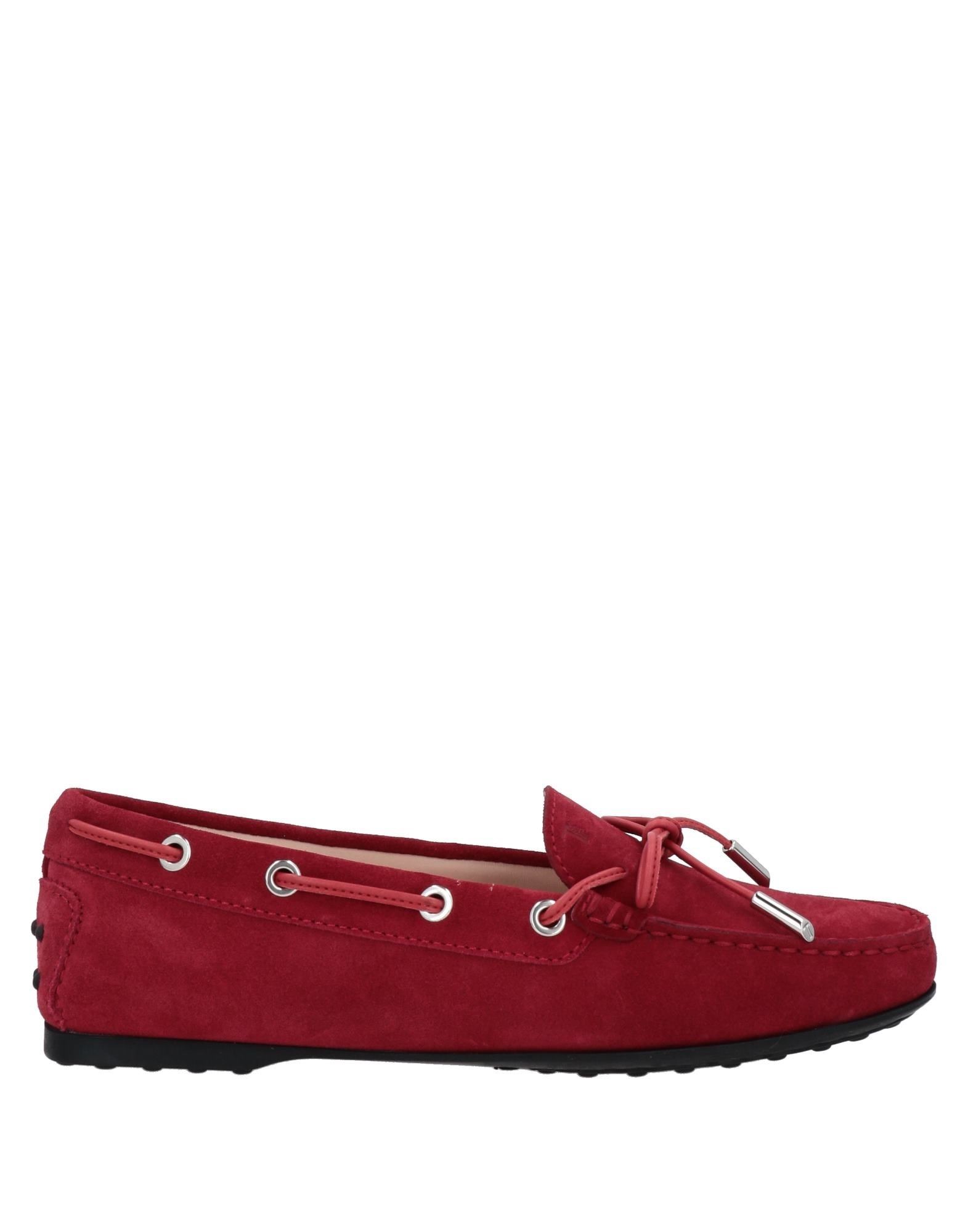 Tod's Loafers In Brick Red