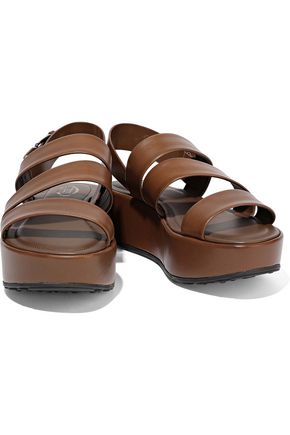 tods platform sandals
