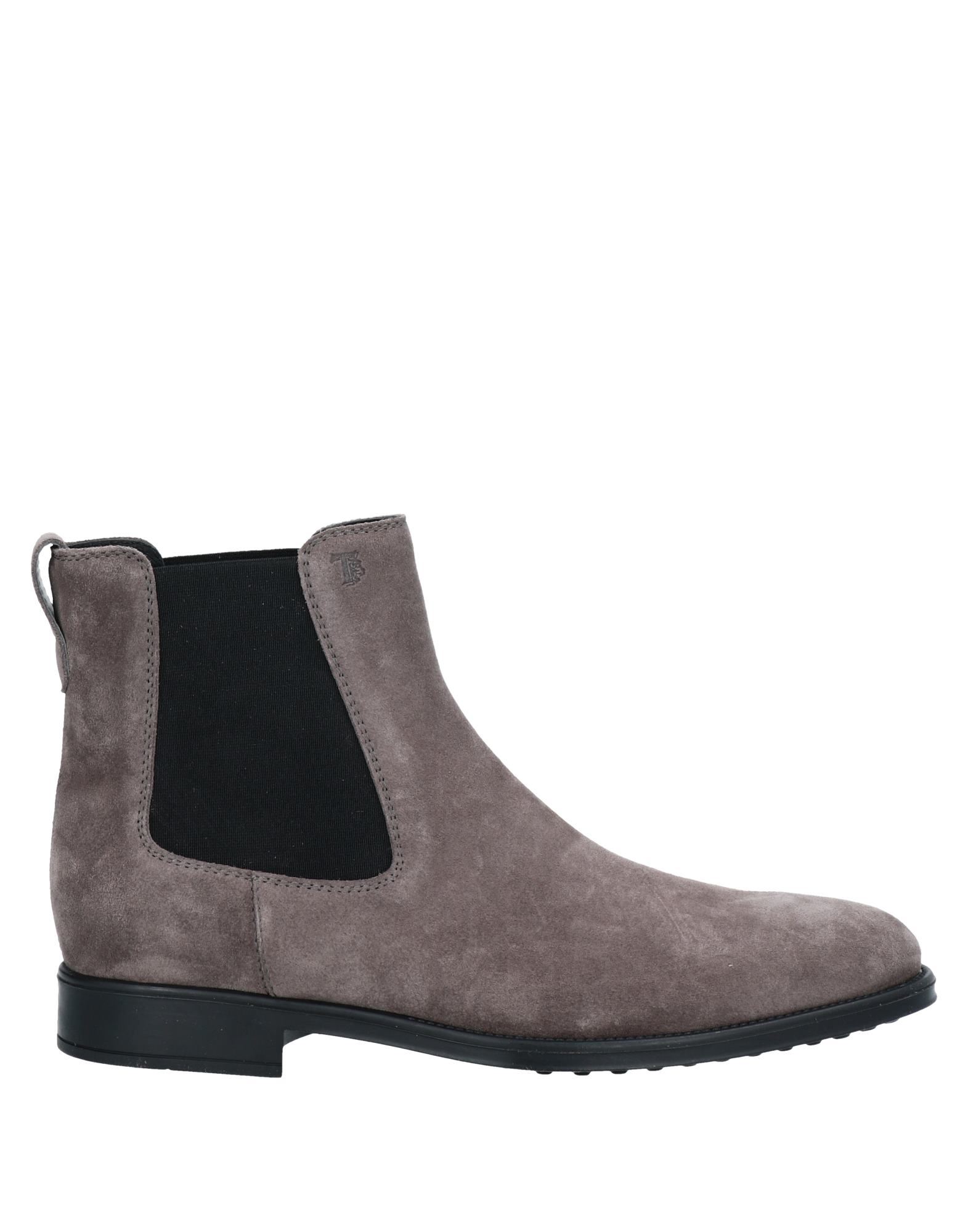 Tod's Ankle Boots In Grey