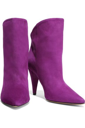 ankle boots purple