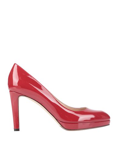 Woman Pumps Red Size 4 Soft Leather