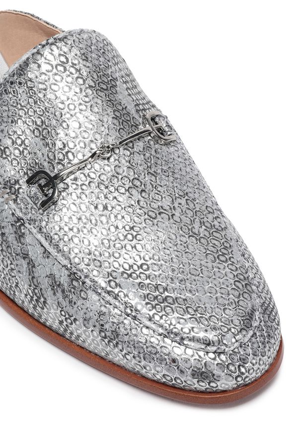 snake skin slippers