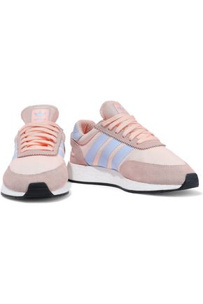 Adidas Originals Sneakers ADIDAS ORIGINALS WOMAN I-5923 LEATHER AND SUEDE-TRIMMED NEOPRENE SNEAKERS BLUSH