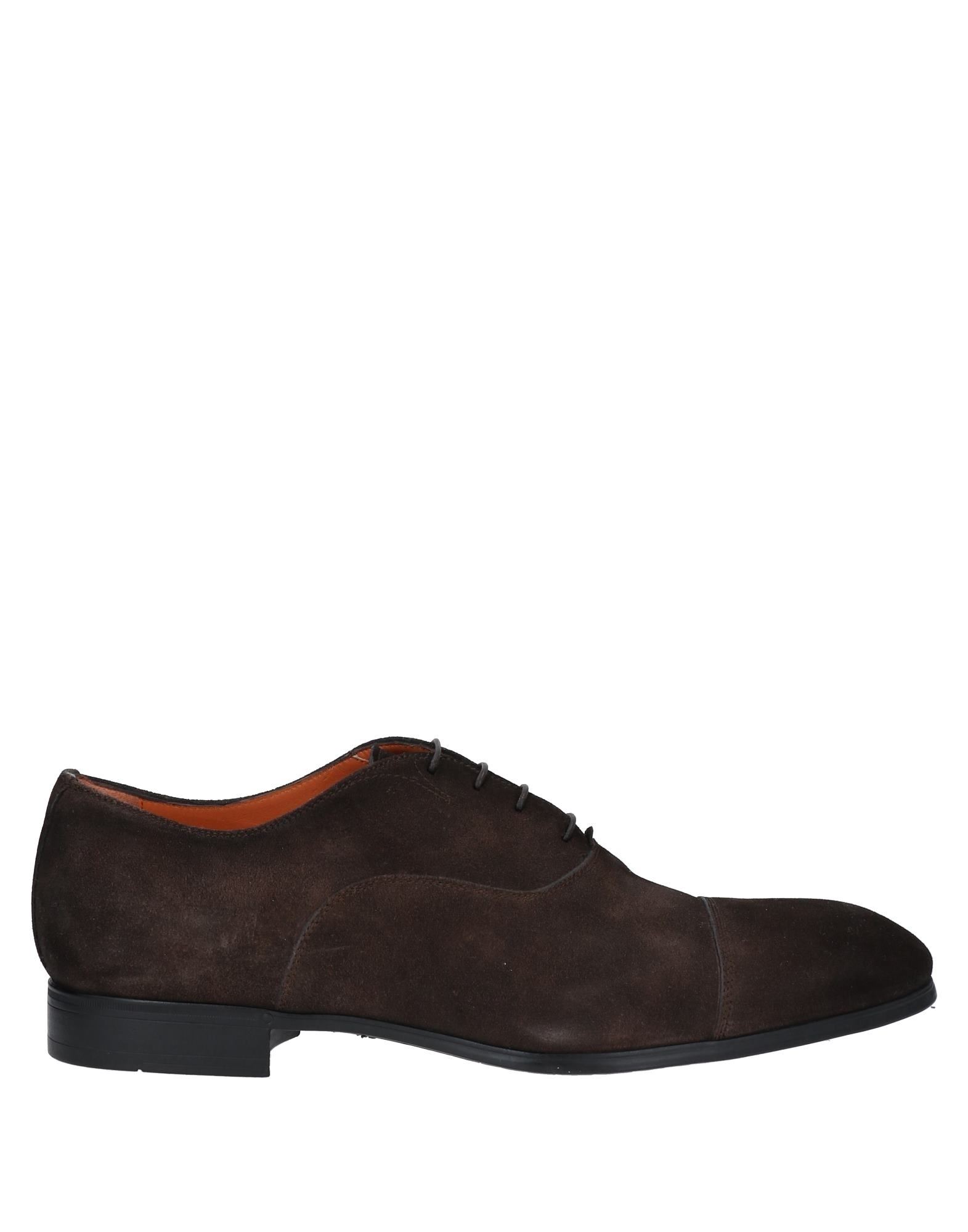 Santoni Lace-up Shoes In Brown
