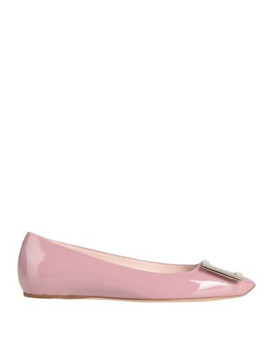 Roger Vivier Woman Ballet Flats Pink Size 5 Soft Leather In Pink