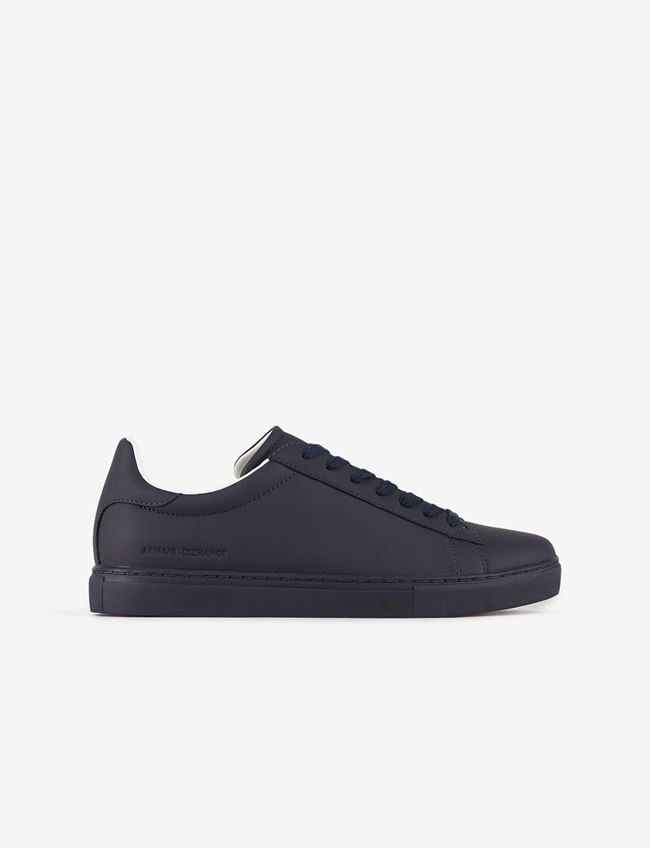 Armani Exchange Sneakers Blu Navy Bovino