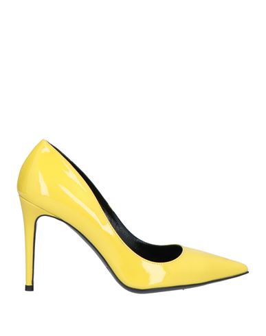 Bruglia Woman Pumps Yellow Size 11 Soft Leather
