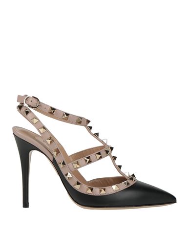 Valentino Garavani Woman Pumps Black Size 4.5 Soft Leather