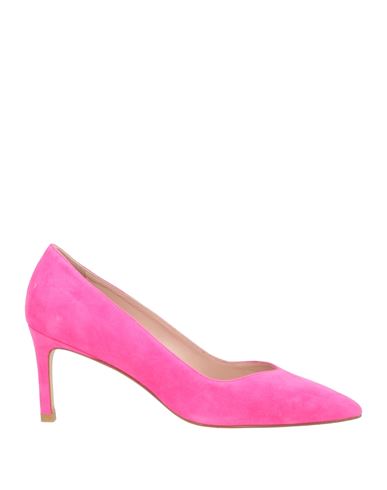 Stuart Weitzman Woman Pumps Fuchsia Size 6.5 Leather In Pink