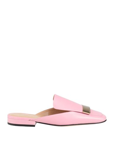 Sergio Rossi Woman Mules & Clogs Pink Size 6 Leather In Pink