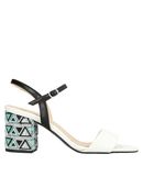 TSAKIRIS MALLAS Damen Sandale Farbe Wei� Gr��e 7