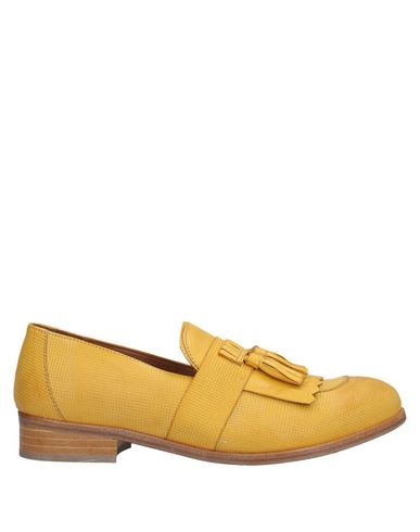 Shop Oasi Woman Loafers Yellow Size 9 Soft Leather
