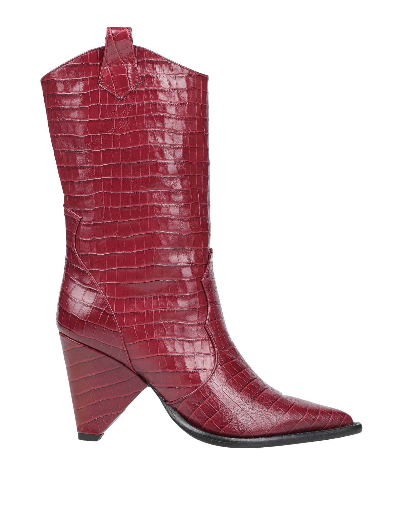 Aldo Castagna Ankle Boots In Maroon
