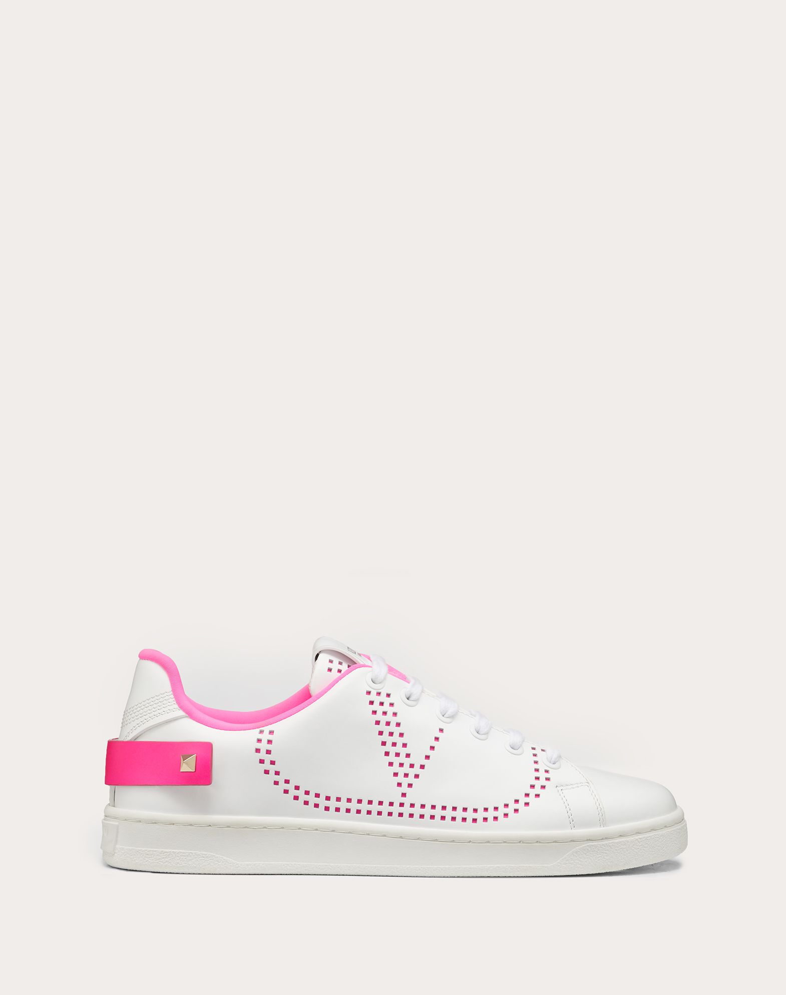 valentino white and pink sneakers