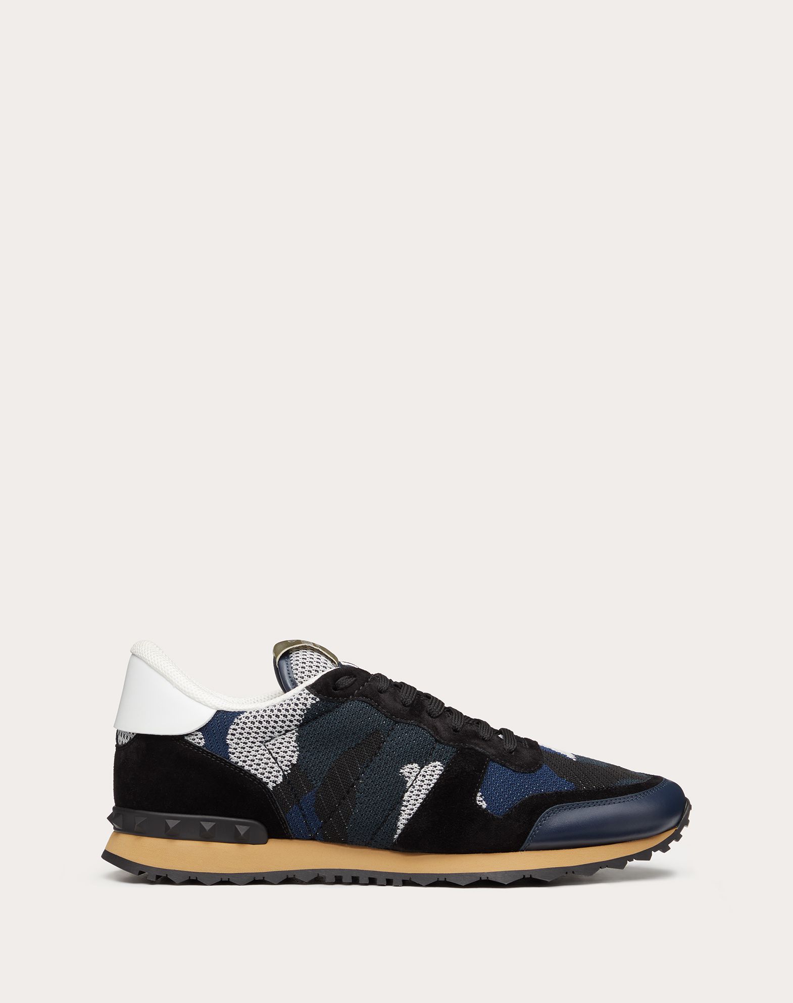 valentino grey mesh trainers