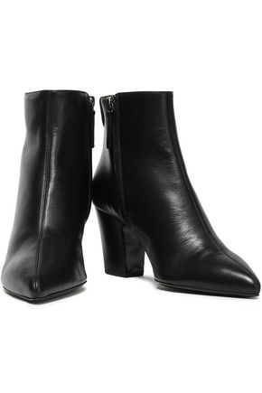 Giuseppe Zanotti Leather Ankle Boots In Black