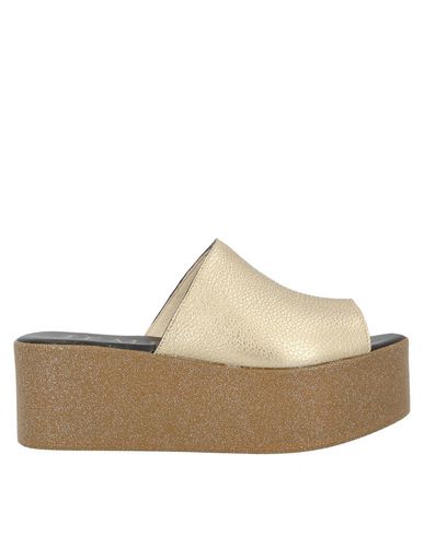 Jemi Woman Sandals Gold Size 11 Soft Leather