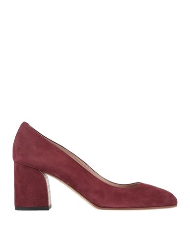 Tod's Woman Pumps Garnet Size 7 Soft Leather In Red