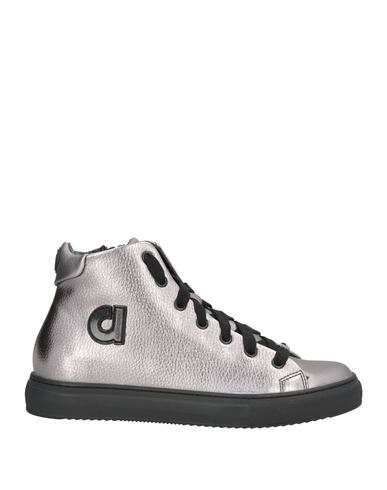 Agile By Rucoline Woman Sneakers Silver Size 10 Soft Leather