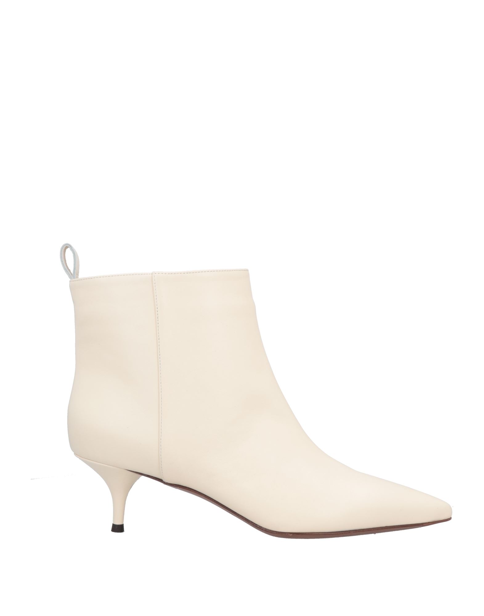 L'autre Chose L' Autre Chose Woman Ankle Boots Lead Size 10.5 Soft Leather In Grey