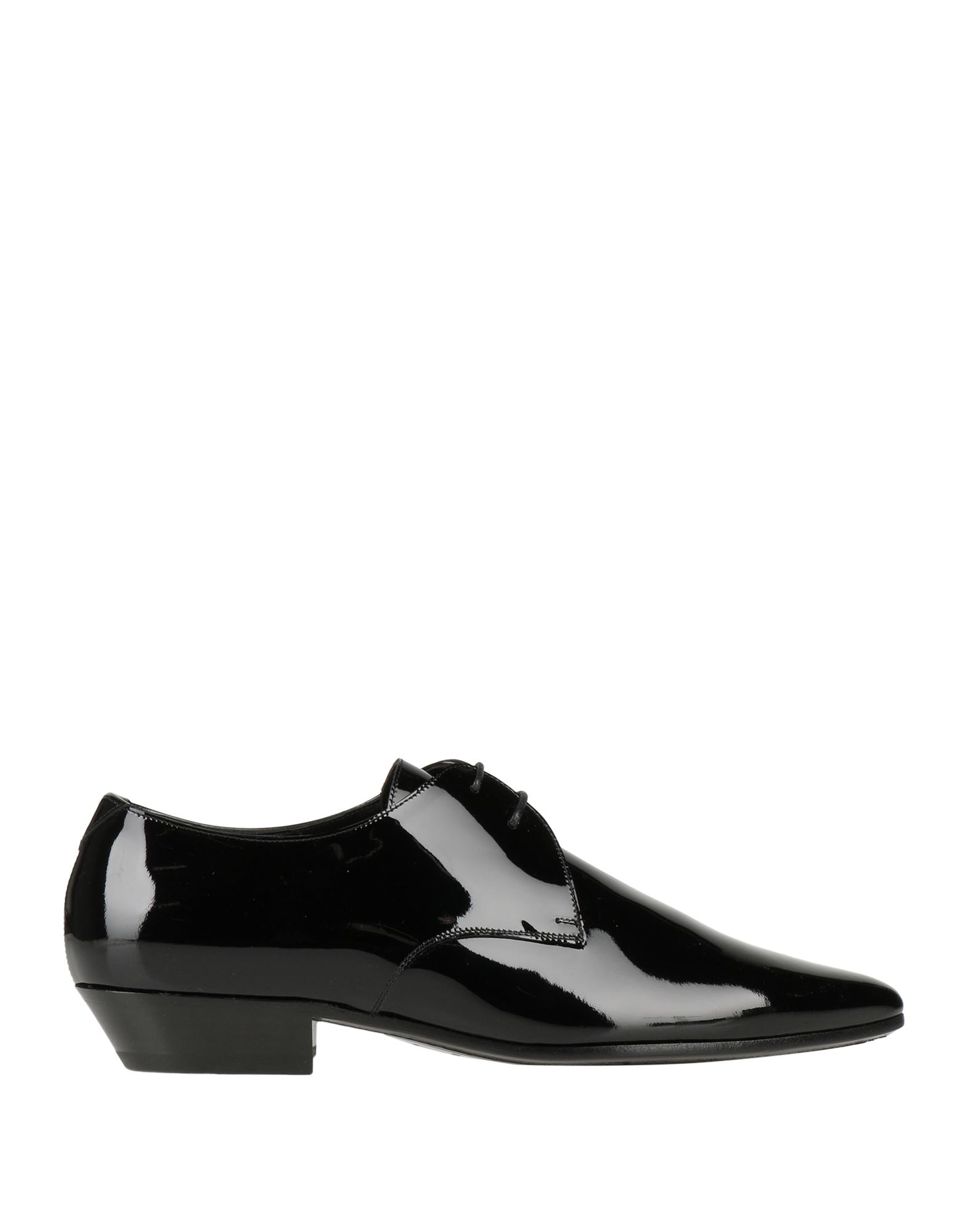 Saint Laurent Lace-up Shoes In Black