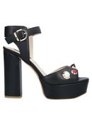 LUCIANO BARACHINI Damen Sandale Farbe Schwarz Gre 9