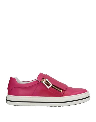 Roger Vivier Woman Sneakers Pink Size 6 Soft Leather, Textile Fibers