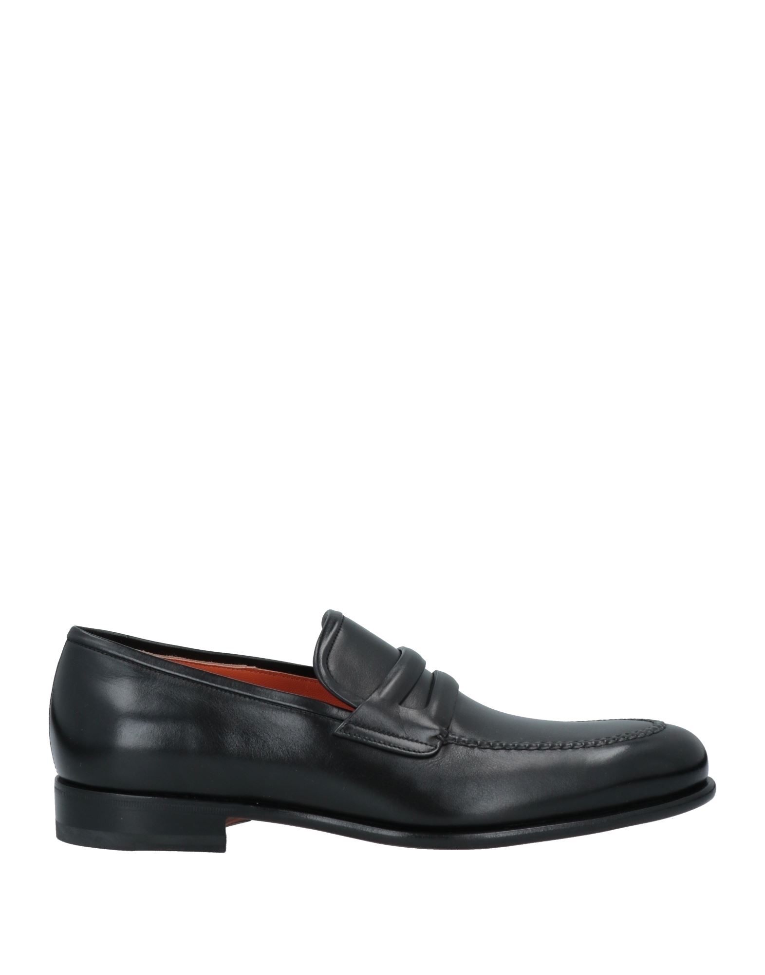 Santoni Loafers In Black