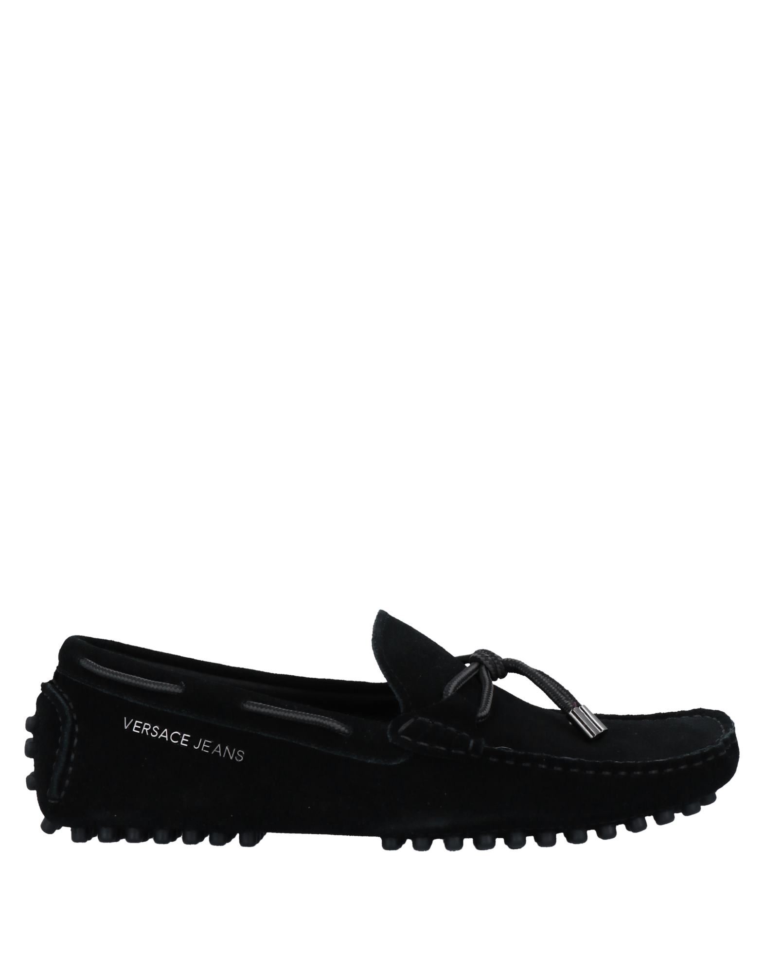 Versace Jeans Loafers In Black