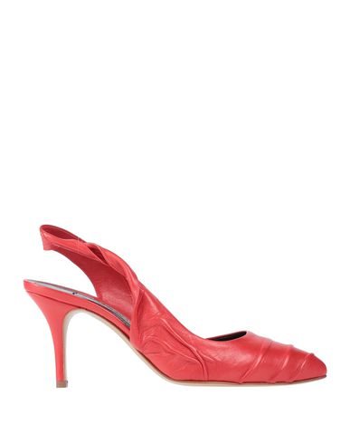 Shop Francesco Sacco Woman Pumps Red Size 8 Soft Leather