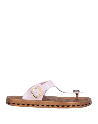 Sensi Woman Thong Sandal Lilac Size 10 Rubber In Purple