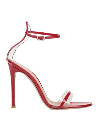 Gianvito Rossi Woman Sandals Red Size 5.5 Soft Leather