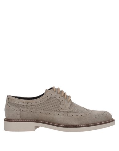 Richard Lars Man Lace-up Shoes Dove Grey Size 12 Soft Leather