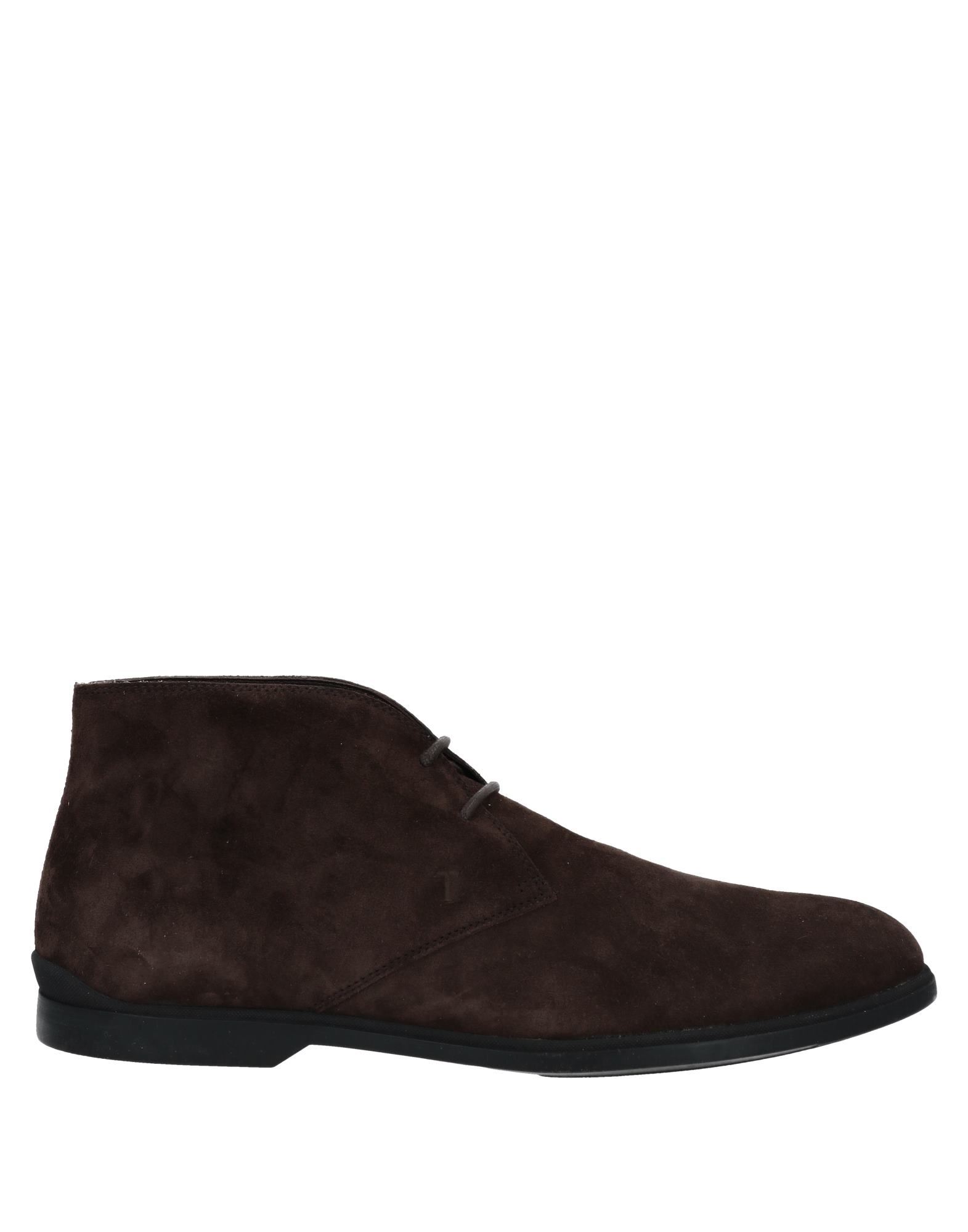 Tod's Ankle Boots In Dark Brown