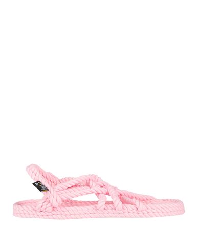 Nomadic State Of Mind Rope Flat Sole Open Toe Sandals In Pink